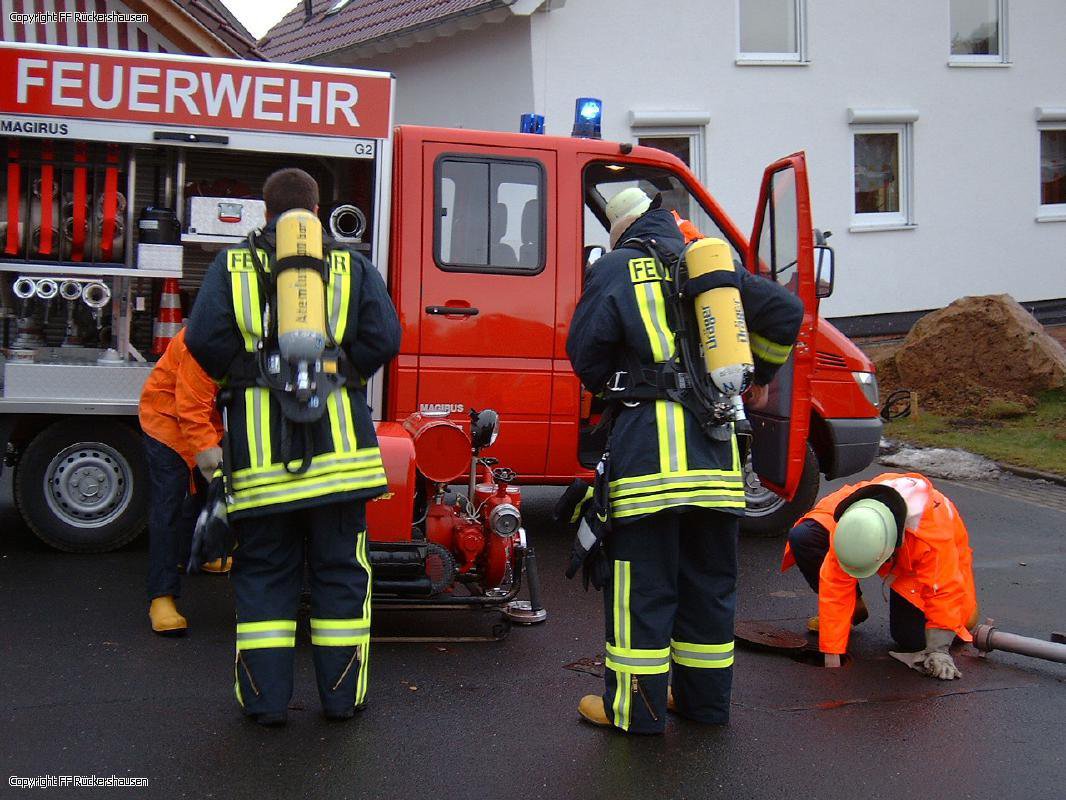 Einsatzübung 21.01.2006