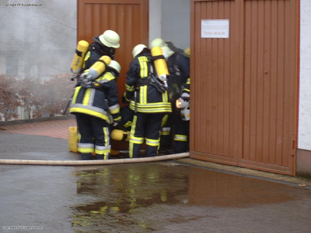 Einsatzübung 21.01.2006