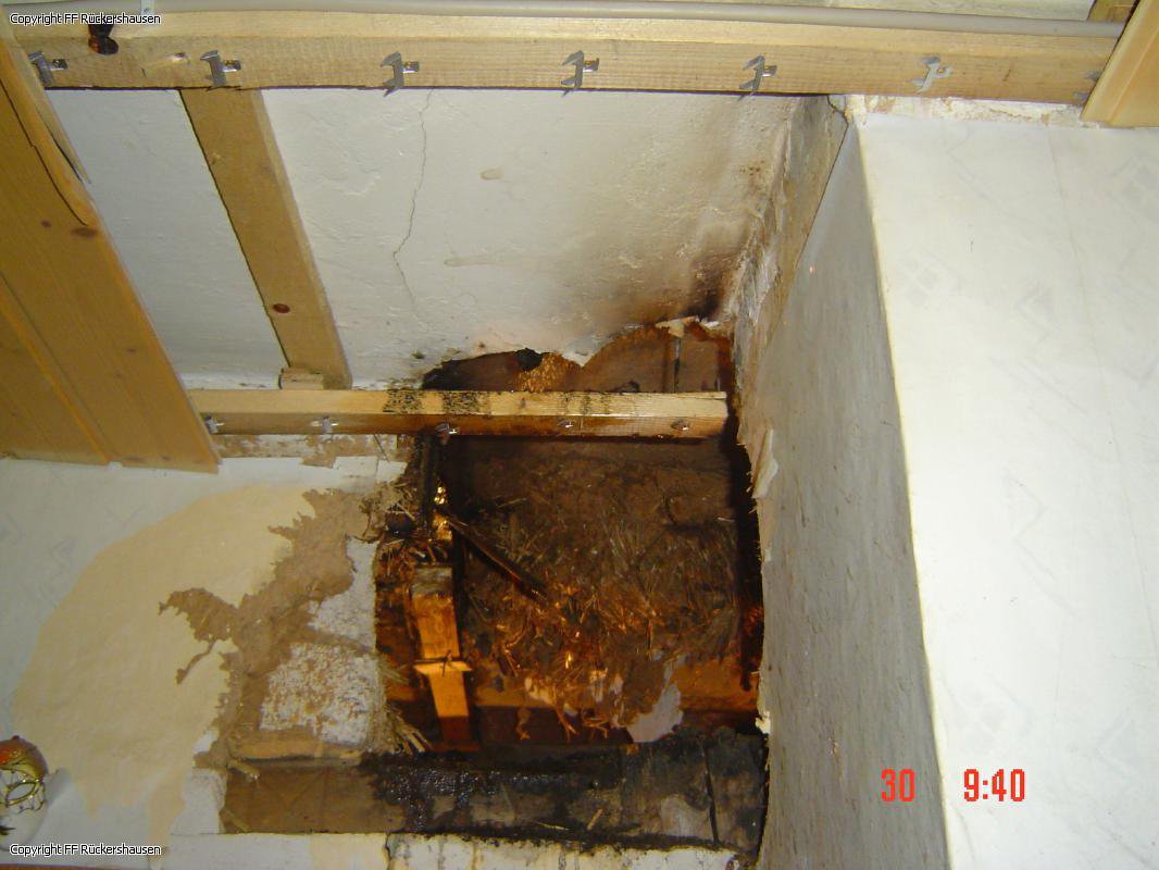 Einsatz Schornsteinbrand 30.01.2006
