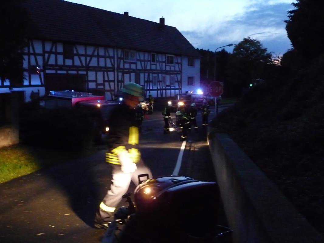 Einsatzübung 02.10.2008 in Rückershausen