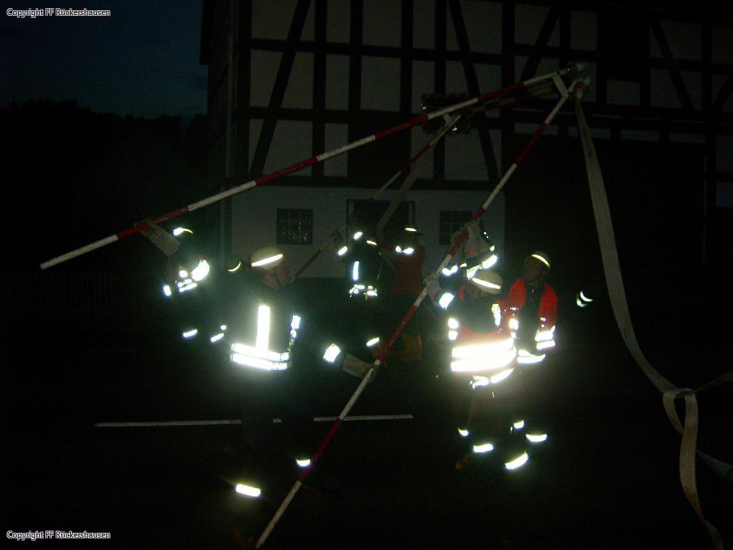 Einsatzübung 02.10.2008 in Rückershausen