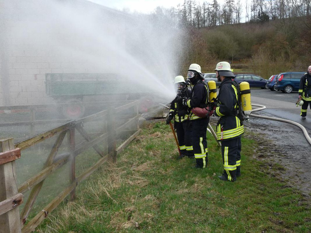 Einsatzübung in Rückershausen 13.04.2013