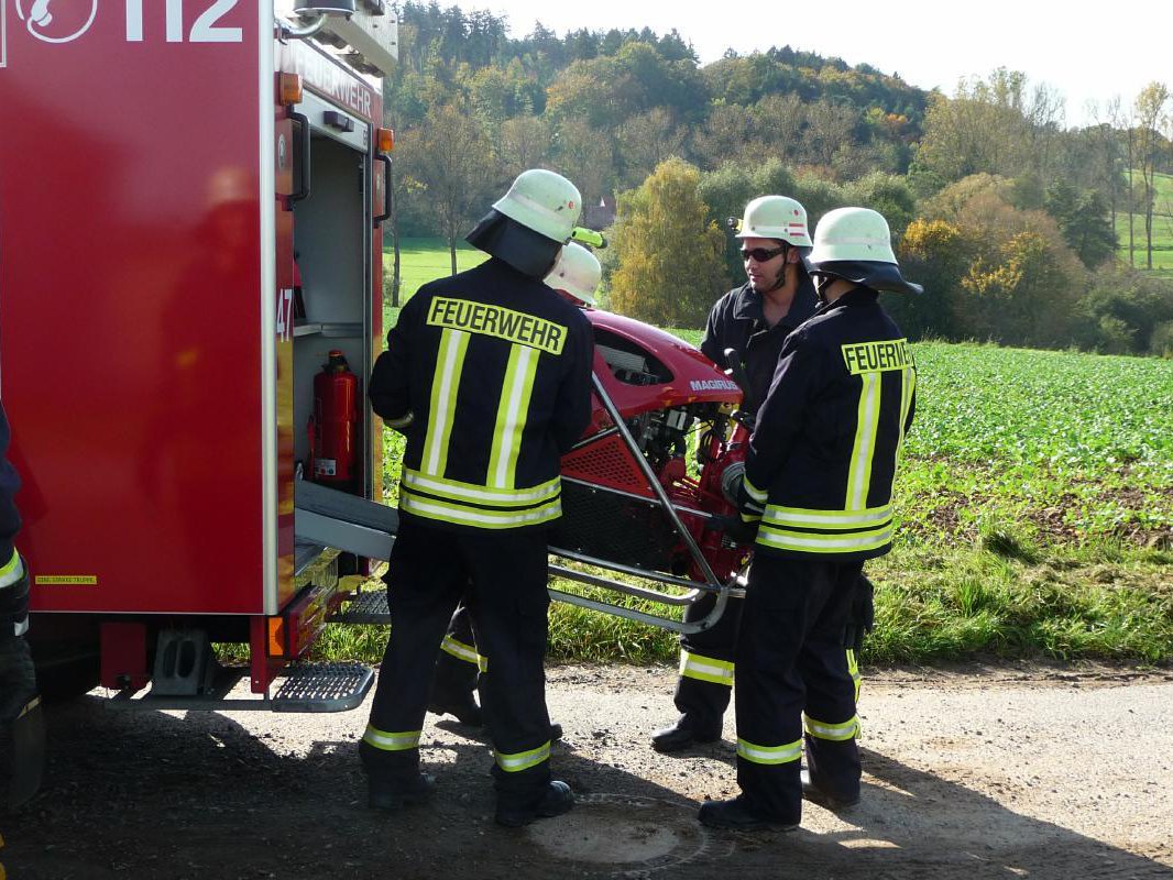 Einsatzübung Flächenbrand 18.10.2014