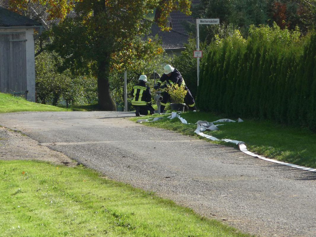 Einsatzübung Flächenbrand 18.10.2014