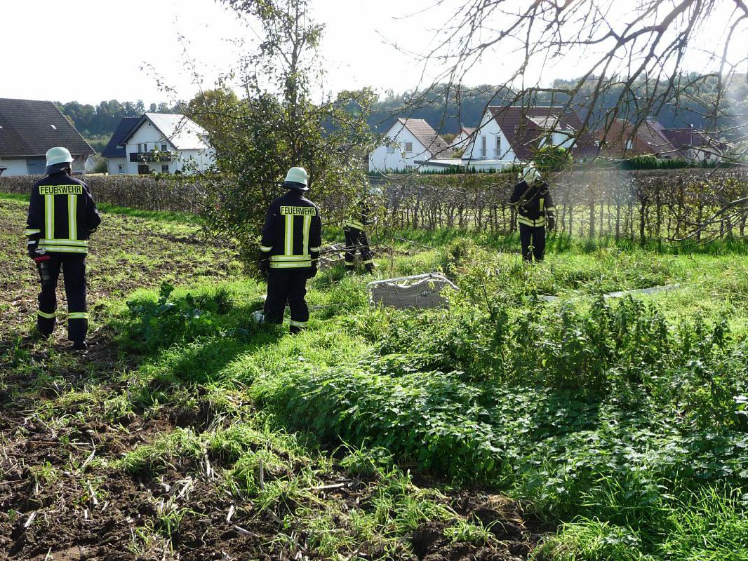 Einsatzübung Flächenbrand 18.10.2014
