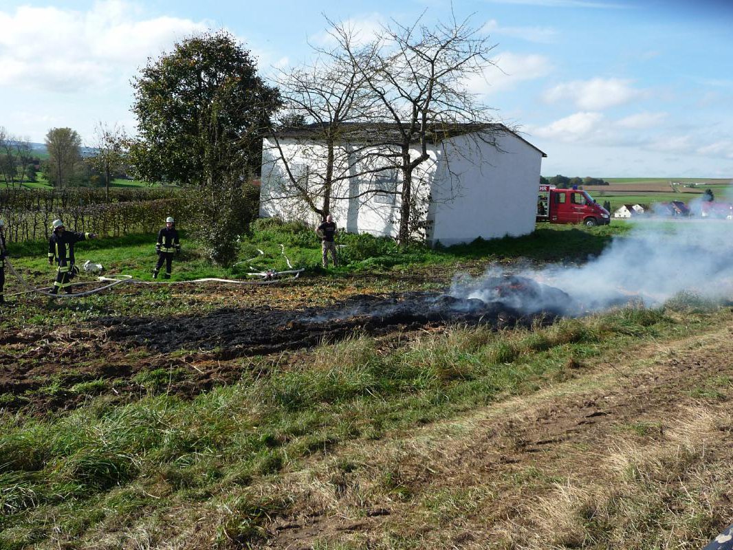 Einsatzübung Flächenbrand 18.10.2014