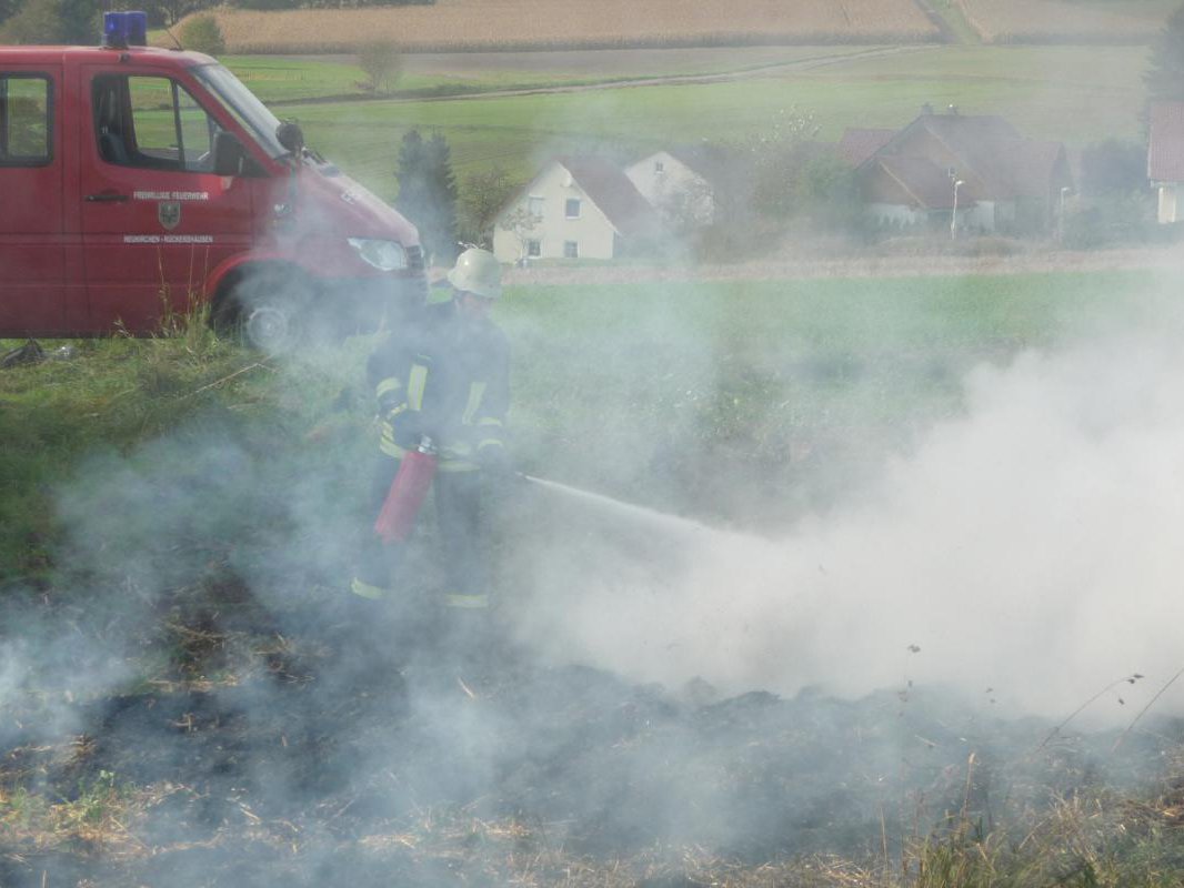 Einsatzübung Flächenbrand 18.10.2014
