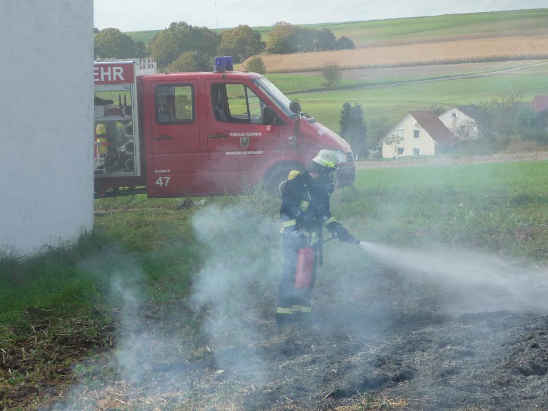 Einsatzübung Flächenbrand 18.10.2014