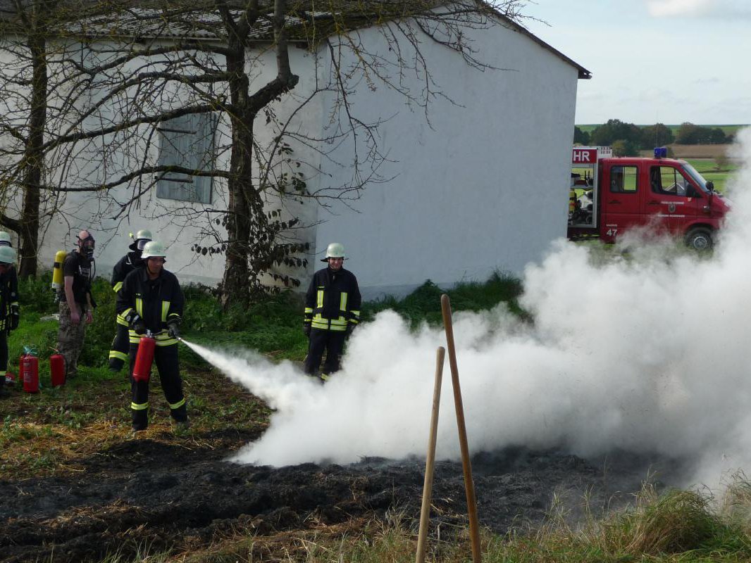 Einsatzübung Flächenbrand 18.10.2014